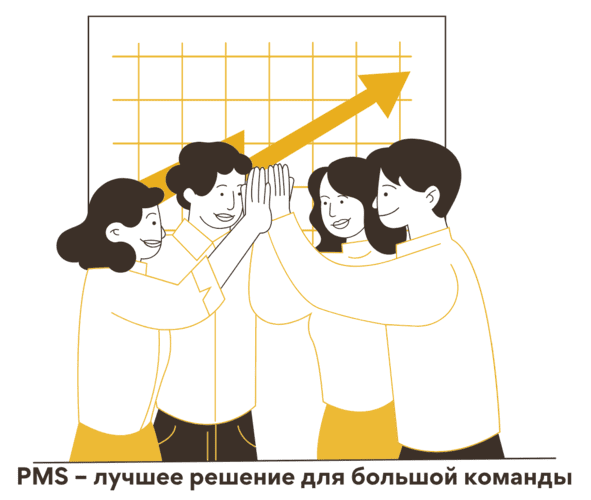 PMS как выход для управления проектами в большой команде